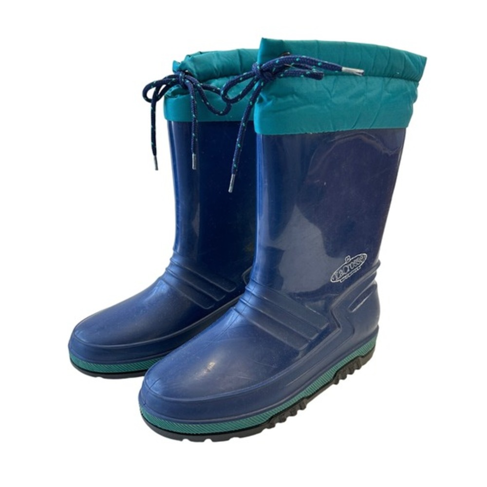 Vintage LaCrosse Winter Snow‎ Boots Insulated Waterproof Blue Teal Kids Size 5